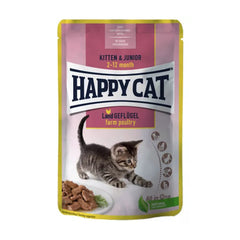 Happy Cat Kitten MIS Kitten & Junior Farm Poultry 85 g Pouch - Confiance Co
