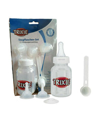 Trixie Pet Suckling Bottle Set Transparent & White -  120 ml