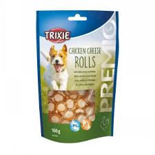 Trixie Dog Premio Chicken Cheese Roll 100 g Pouch