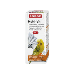 Beaphar Bird Multi Vitamins for Parrot - 50ml x 6