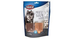 Trixie Dog Premio 4 Meat Bars, Chicken/Duck/Lamb/Salmon 4 × 100 g