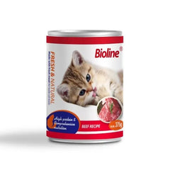 Bioline Adult Cat Wet Food Chicken & Vegetables 375g Canned