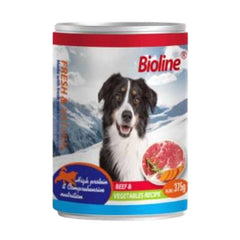 Bioline Adult Dog Wet Food Chicken Head 375 g Canned