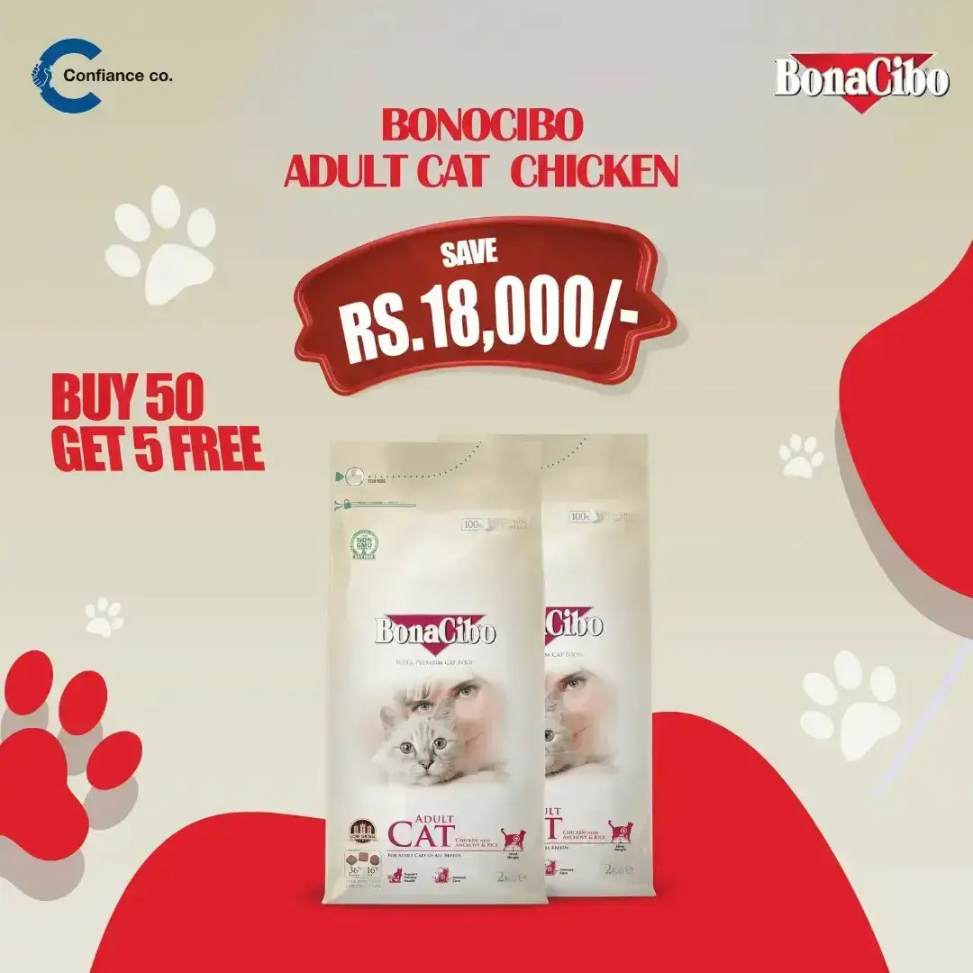 Bonacibo Adult Cat Deal 50+5 - Confiance Co