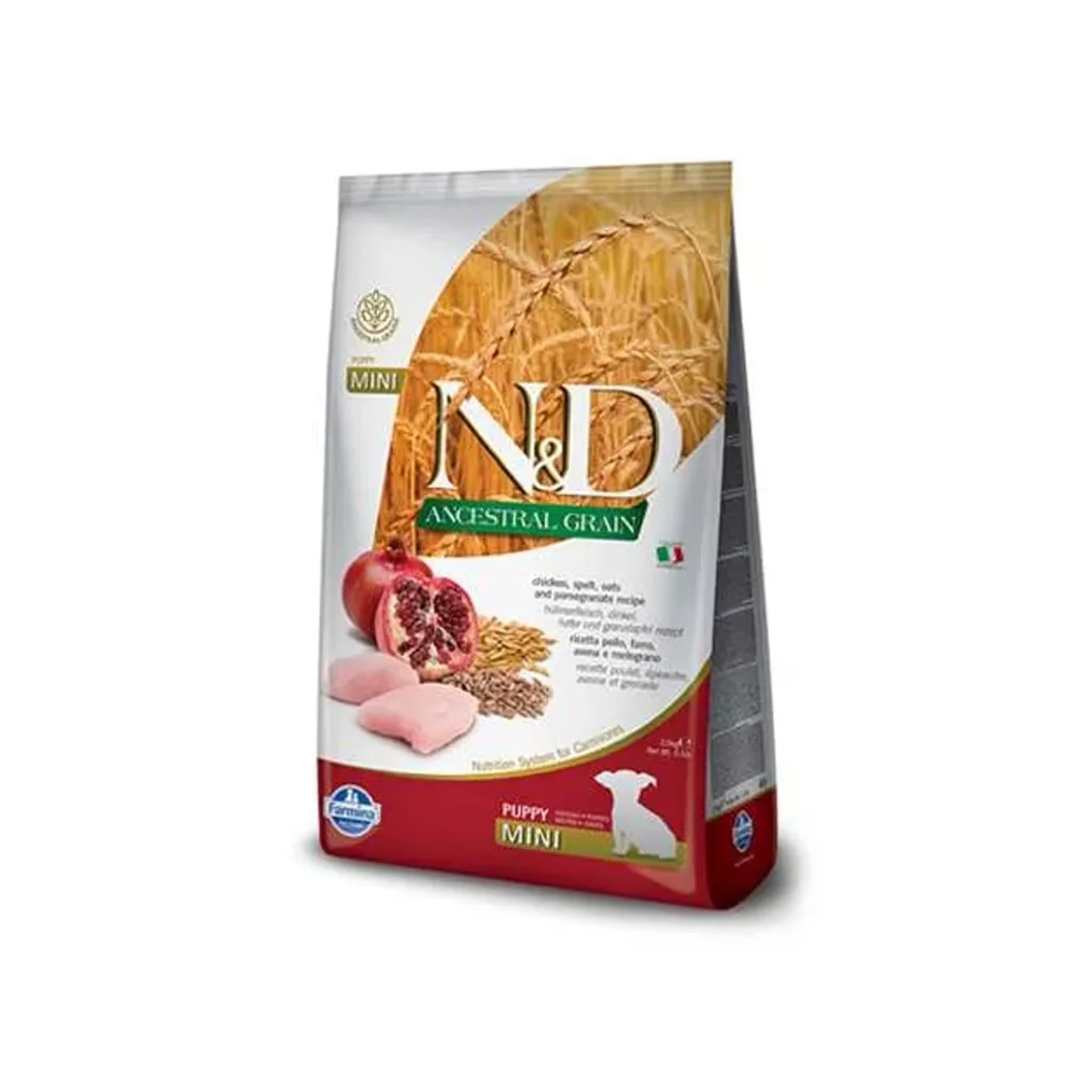 Farmina Puppy N & D AG Cane Pollo & Melograno Medium & Maxi 12 Kg Bag
