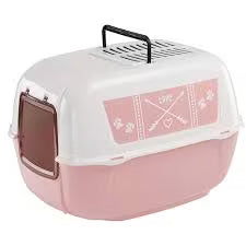 Ferplast Adult Cat Litter Box - Pink