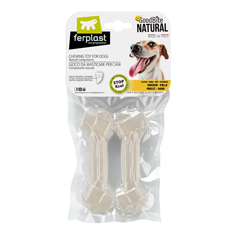 Ferplast Adult Dog GoodBite Natural Chicken Bone - 70g x2(M)