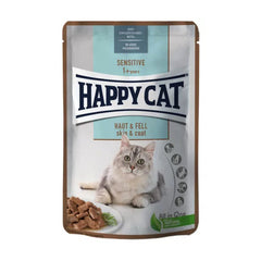 Happy Cat Adult MIS Sensitive Skin & Coat 85 g Pouch