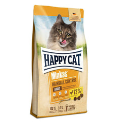 Happy Cat Adult Minkas Hairball Control Poultry 10 Kg Bag