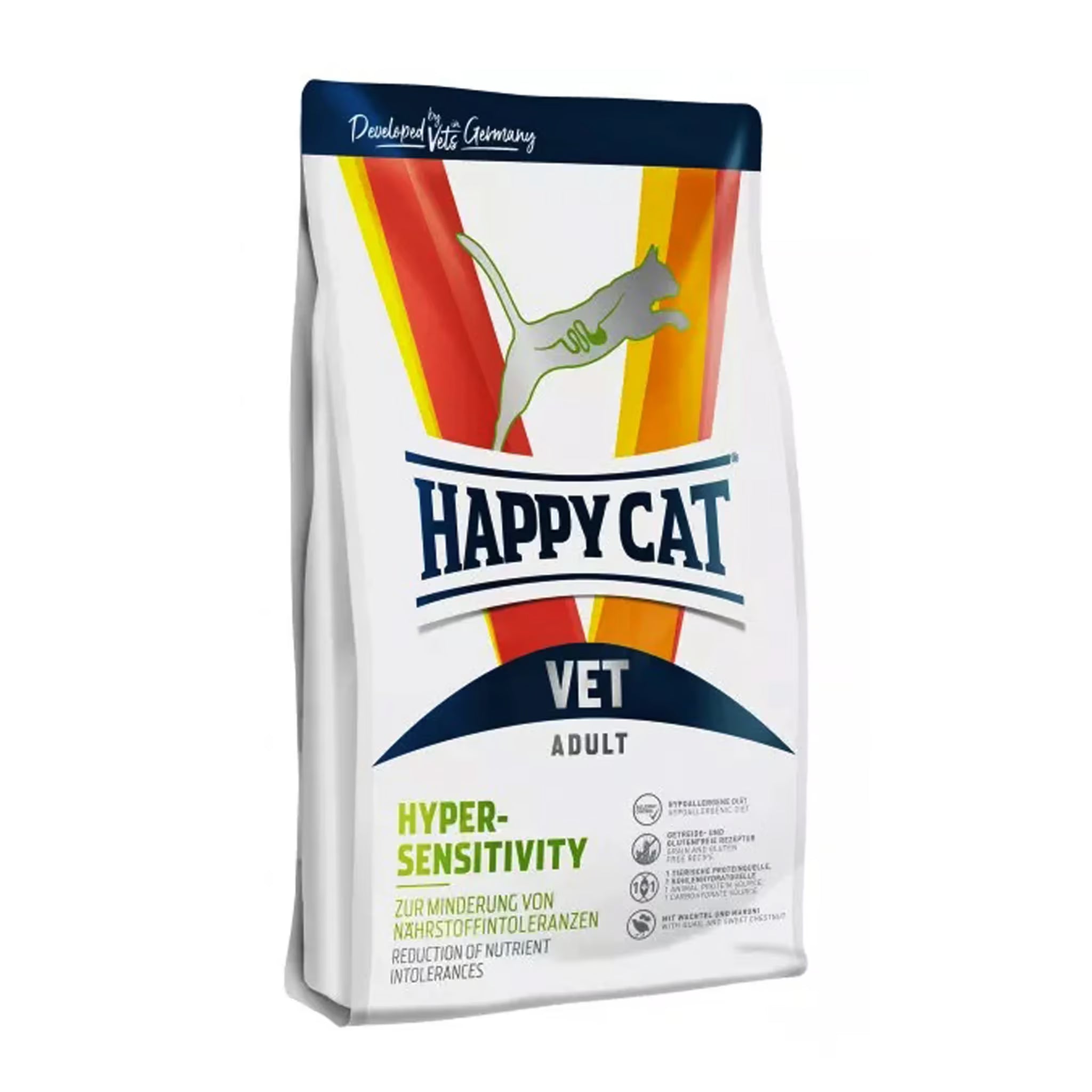 Happy Cat Adult Vet Diet Hypersensitivity Dry 1.4 Kg Bag