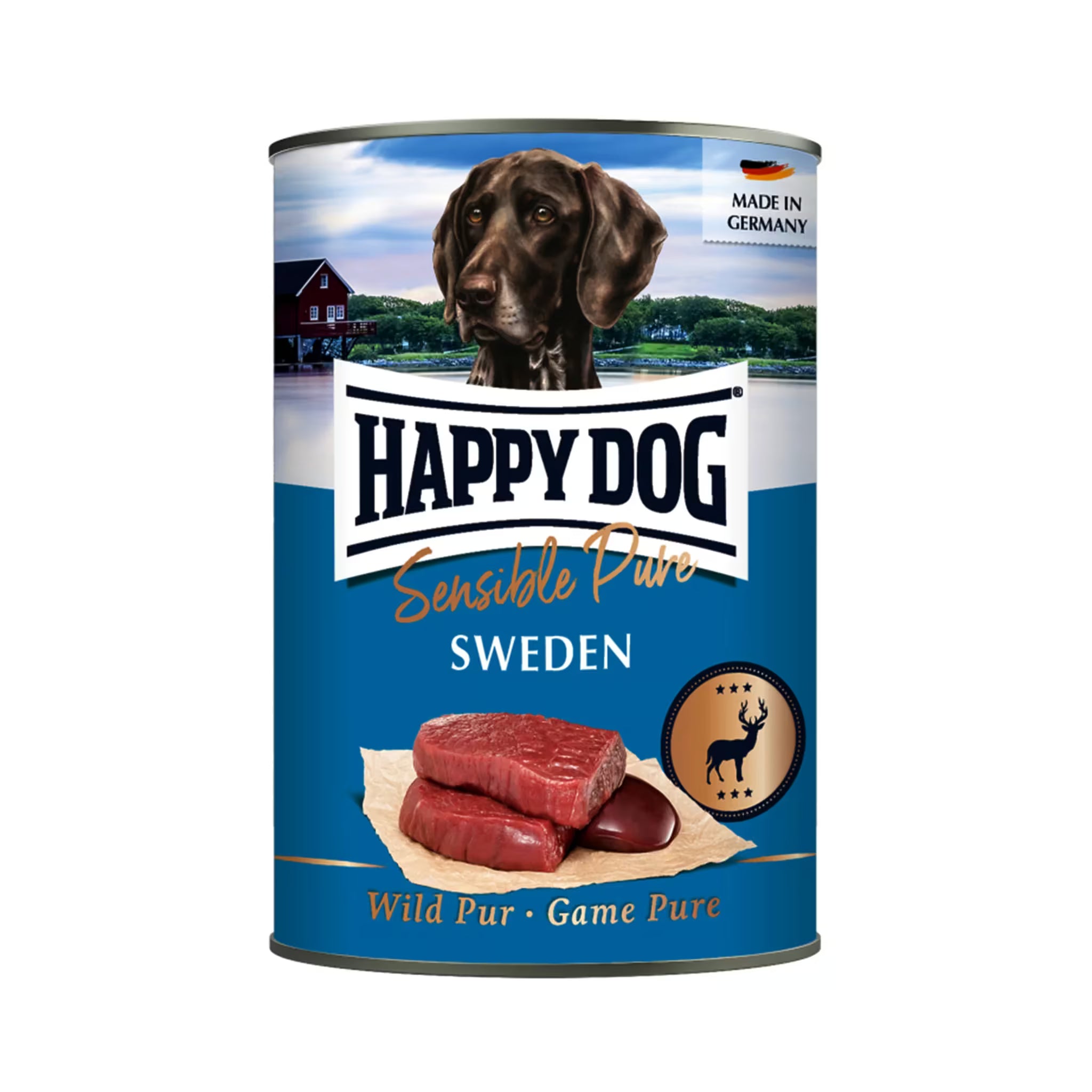 Happy Dog Adult Sensible Pure Sweden Game Pure 400 g Canned