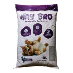 Hay Bro Adult Cat Bentonite Litter with Lavendar Scent 10 Liter Bag