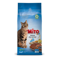 Mito Adult Cat Mix Chicken & Fish 15 Kg Bag