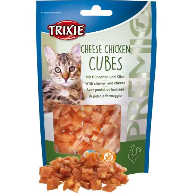 Trixie Cat Premio Cheese Chicken Cubes 50 g