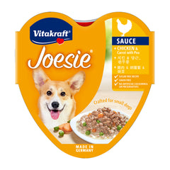 Vitakraft Adult Dog Joesie Chicken & Carrots & Pea 85 g Tray