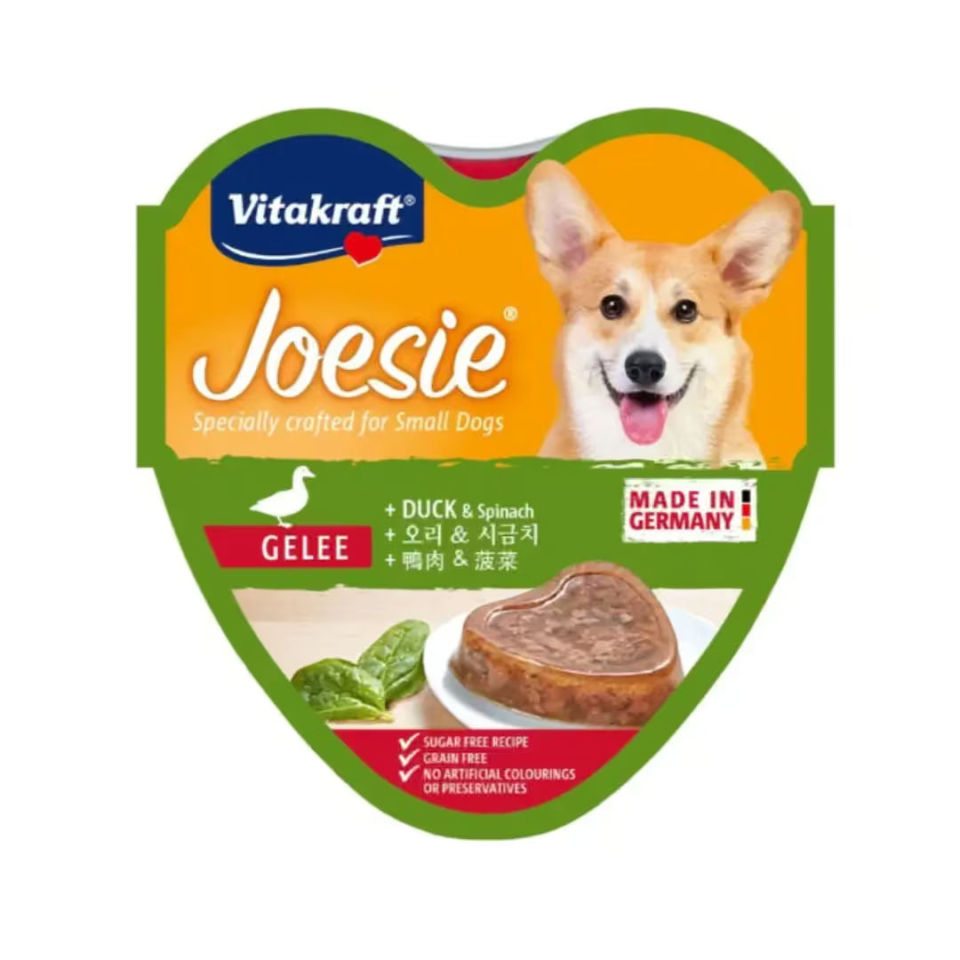 Vitakraft Adult Dog Joesie Duck & Spinach 85g