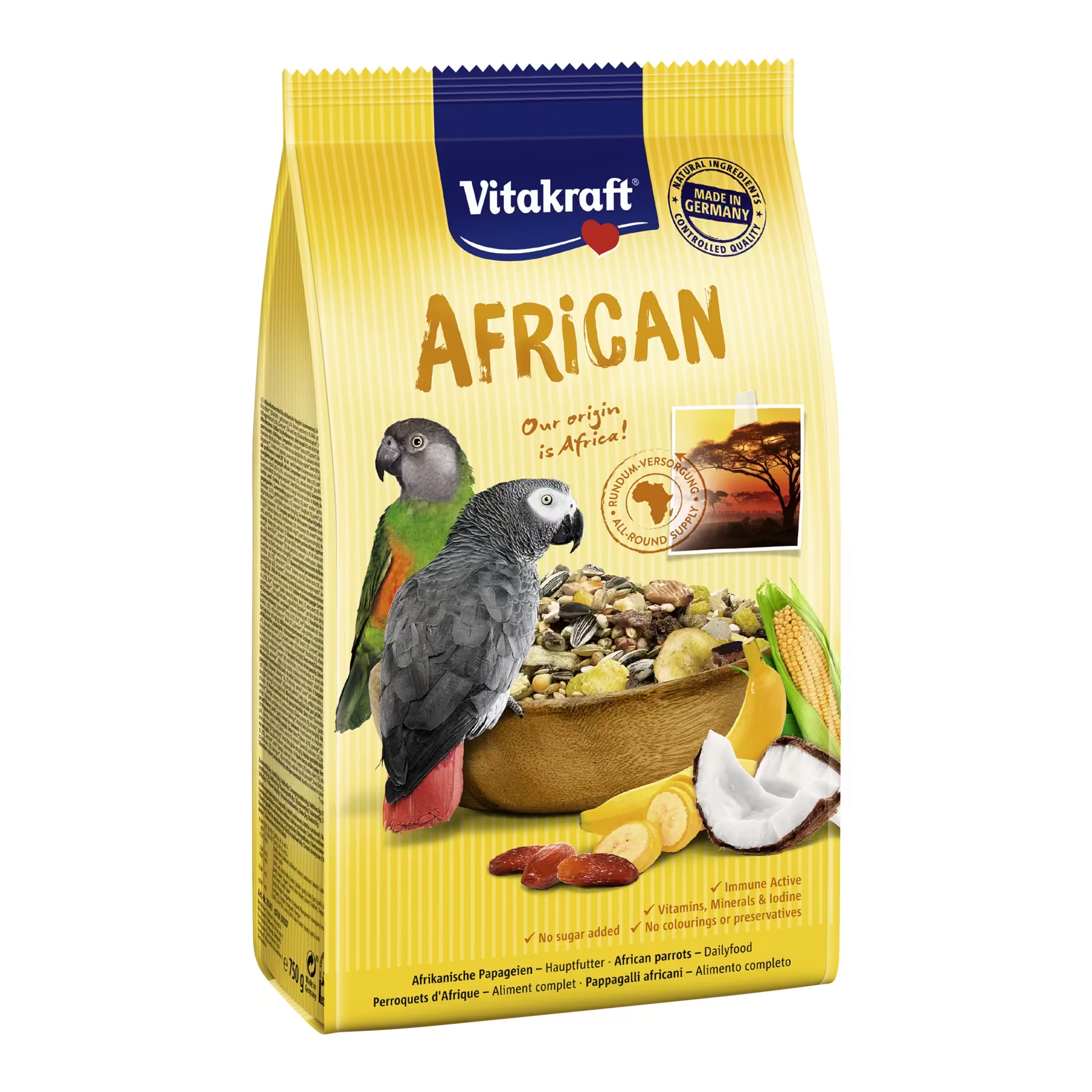 Vitakraft Birds Food African Parrots 750 g Bag