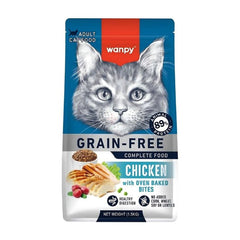 Wanpy Grain Free Chicken Dry Food For Adult Cat 1.5 Kg