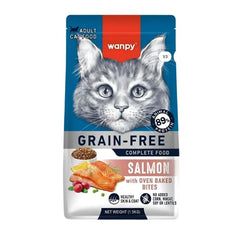 Wanpy Grain Free Chicken Dry Food For Adult Cat Salmon 1.5 Kg