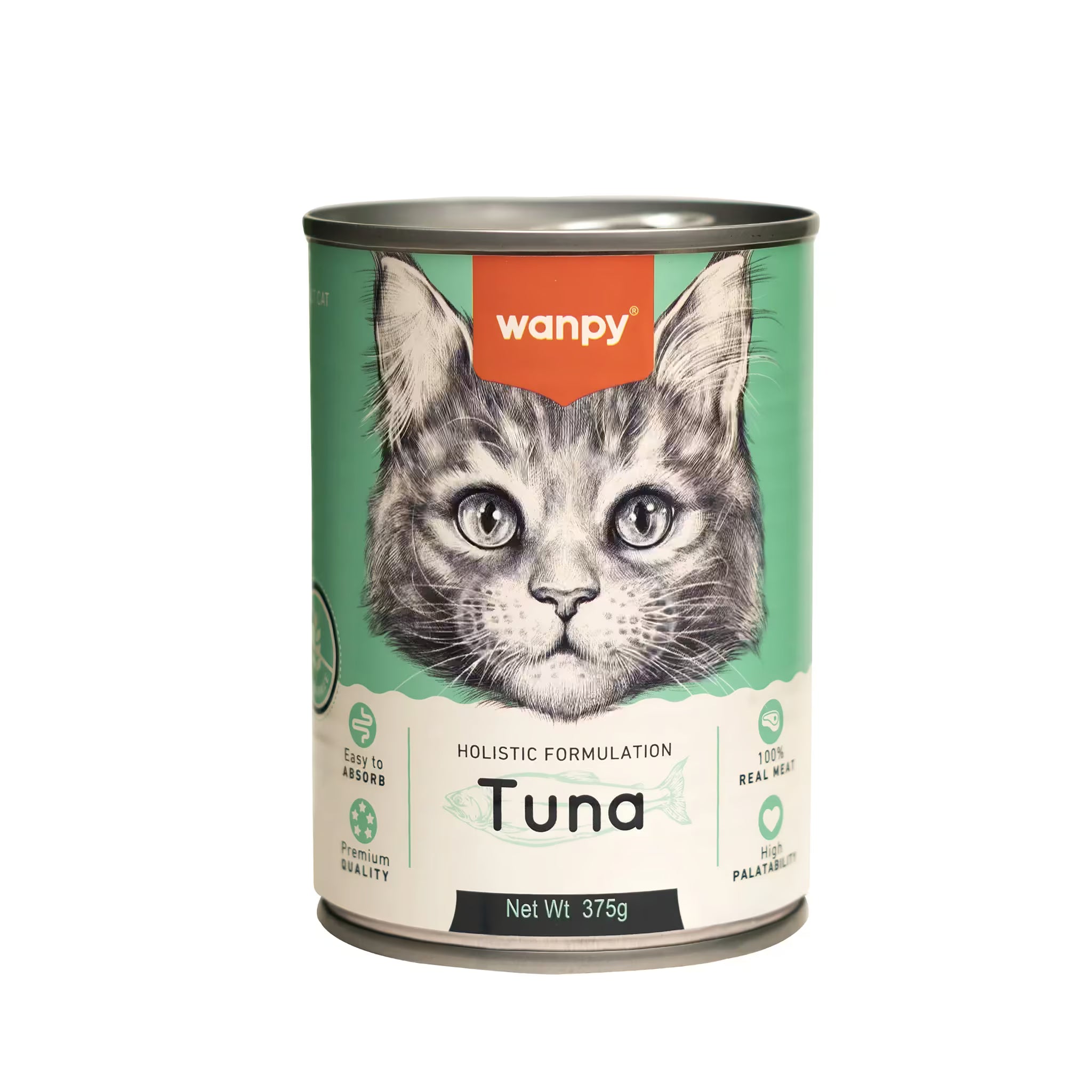 Wanpy Holistic formulation Cat Can-Tuna 375g