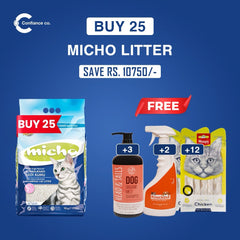Buy 25 Micho Litter Save Rs. 10750