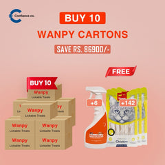Buy 10 Wanpy Cartons Save Rs. 86900